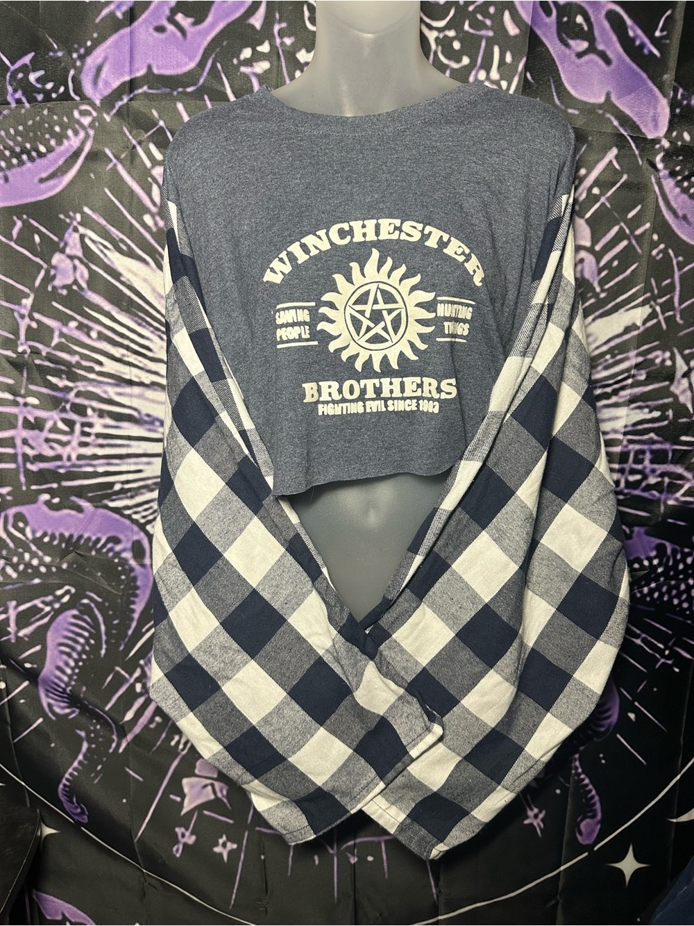 Supernatural Long Sleeve Crop Top